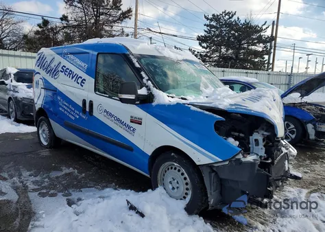 2018 Ram Promaster City z USA, uszkodzony, nr VIN ZFBERFAB9J6K35335